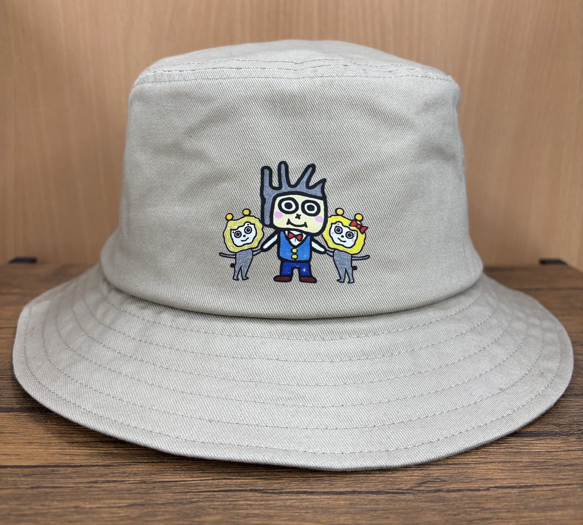 ロゴ入りオリジナルキャップのプリント仕上がり（名入れ対応・DTFプリント・北九州市・トップユニフォーム）